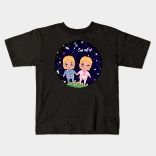 Gemini zodiac sign Kids T-Shirt